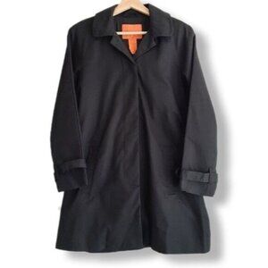 JOE FRESH - NEW 100% Cotton Long Jacket Classic Coat Neutral Black Sz M